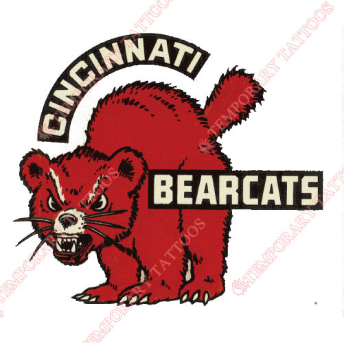 Cincinnati Bearcats Customize Temporary Tattoos Stickers NO.4144